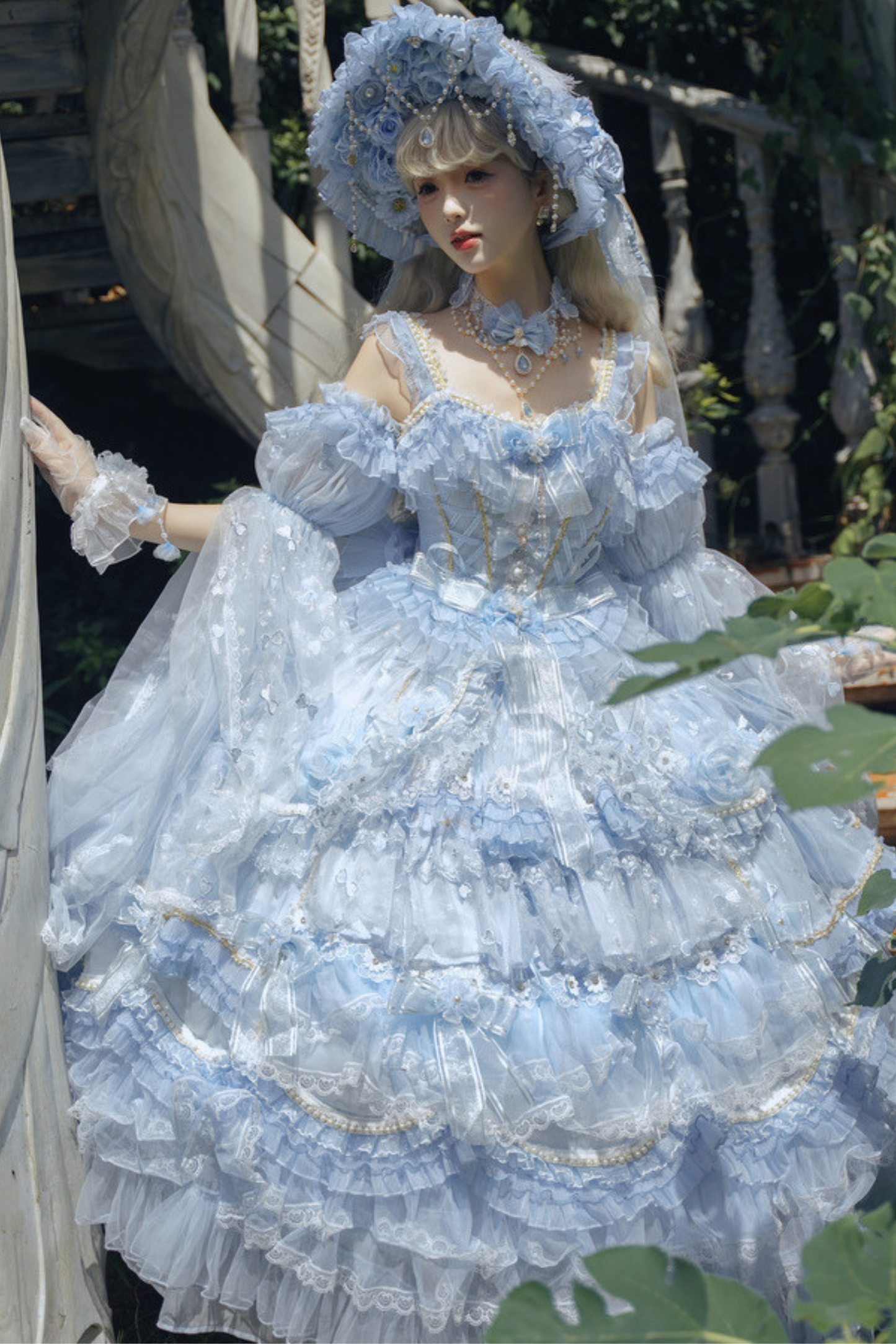 Ice Blue Princess Medium Lolita Dress