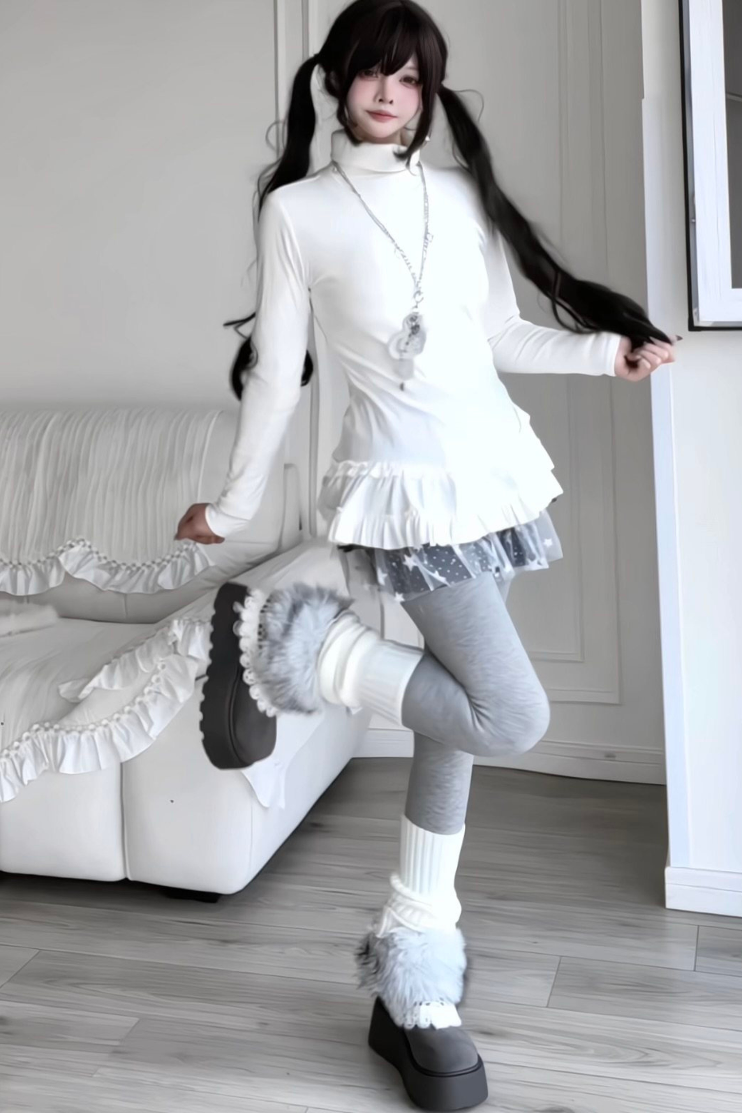 Ruffled Ballet Top
