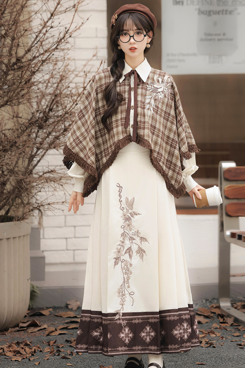 Retro Plaid Top + Skirt