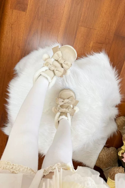 [pre-order] Ribbon Snow Girly Boots
