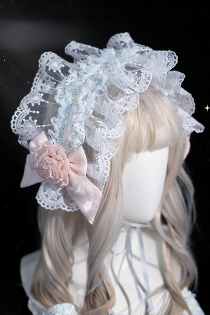 Light Sweet Lolita Jumper Skirt + Hat + Hairband