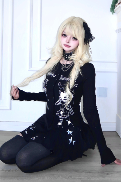 Gothic Girl Slim Slimming Top