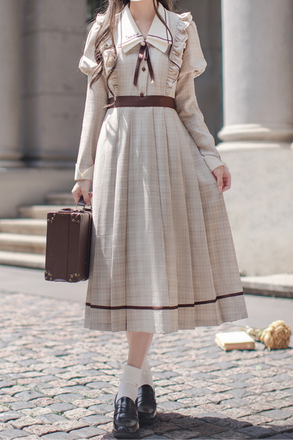 Preppy Style Retro Dress