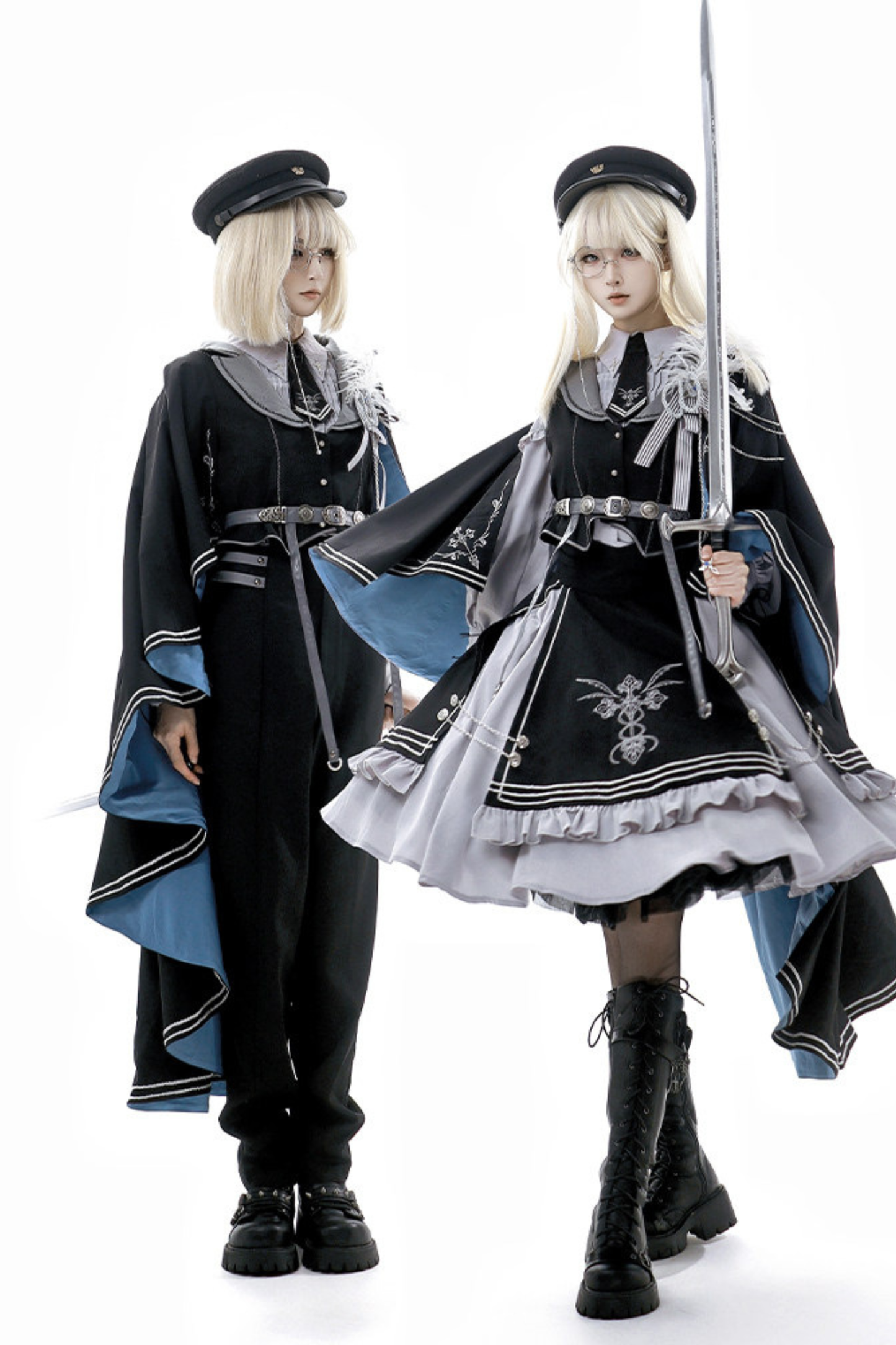 Dark Knight Military Cloak + Pants + Shirt + Accessories