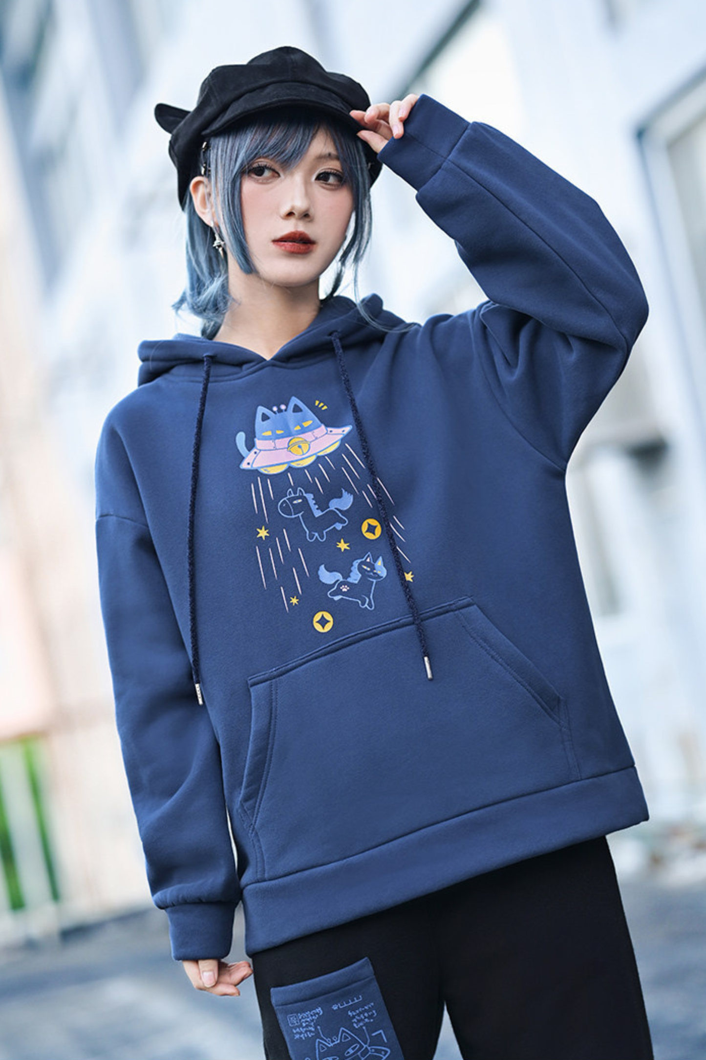 Retro Star Hoodie Sweatshirt