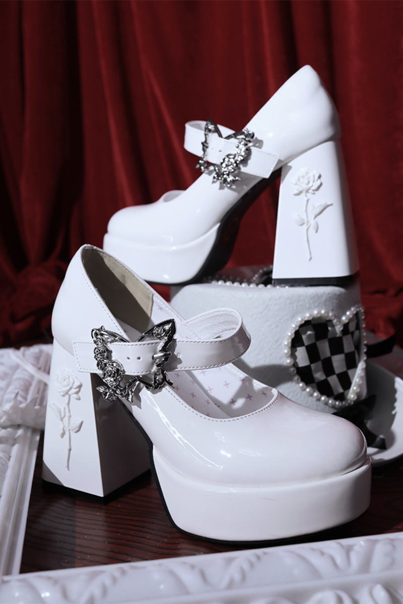 Floating Dreamland Platform Block Heel