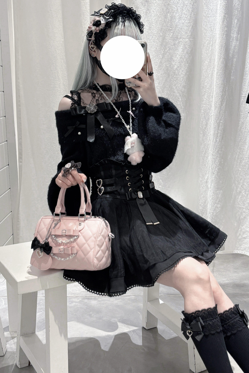 Quilted Ribbon Mini Bag