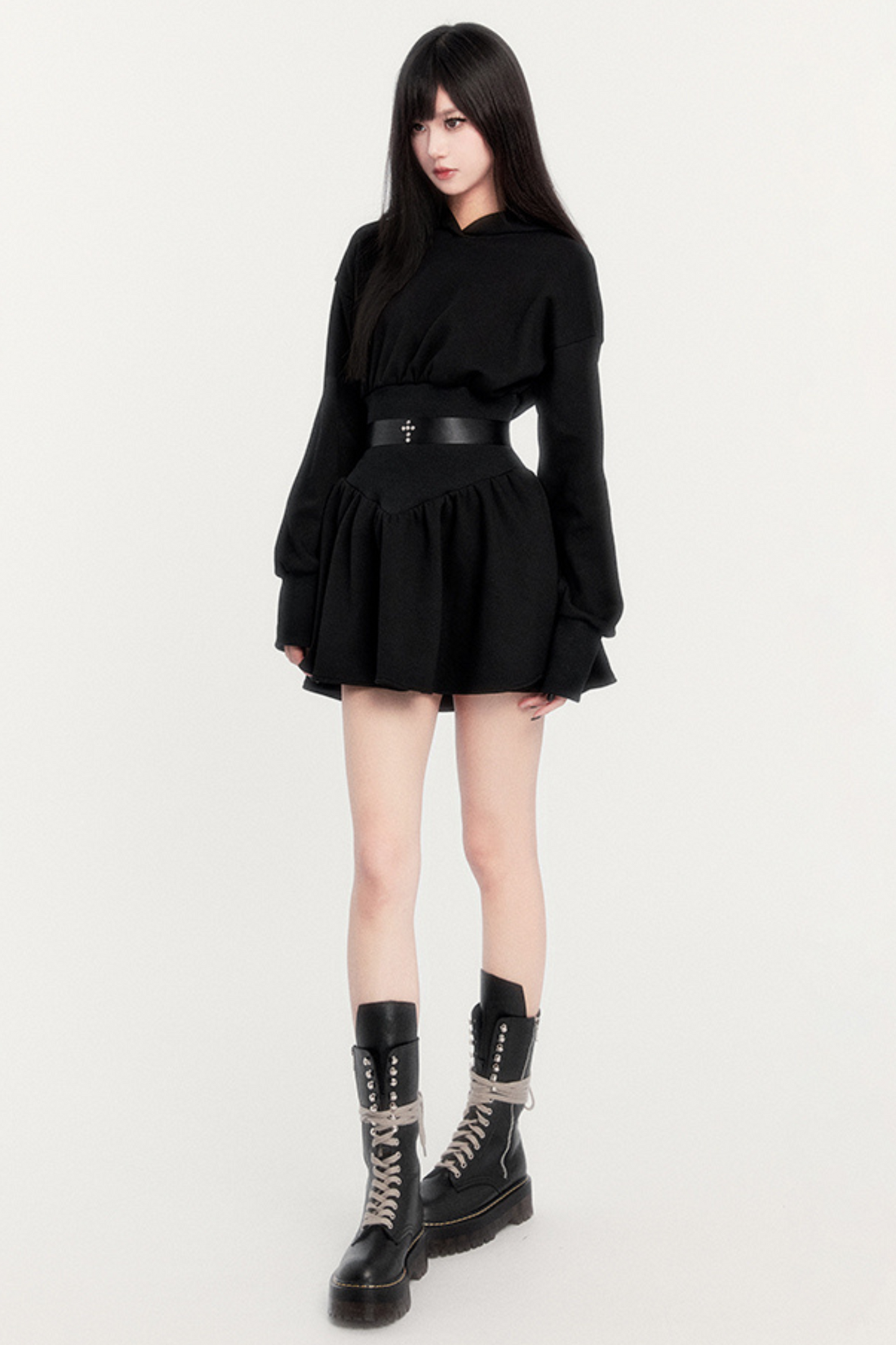 Devil Kitten Dark Style Hooded Dress
