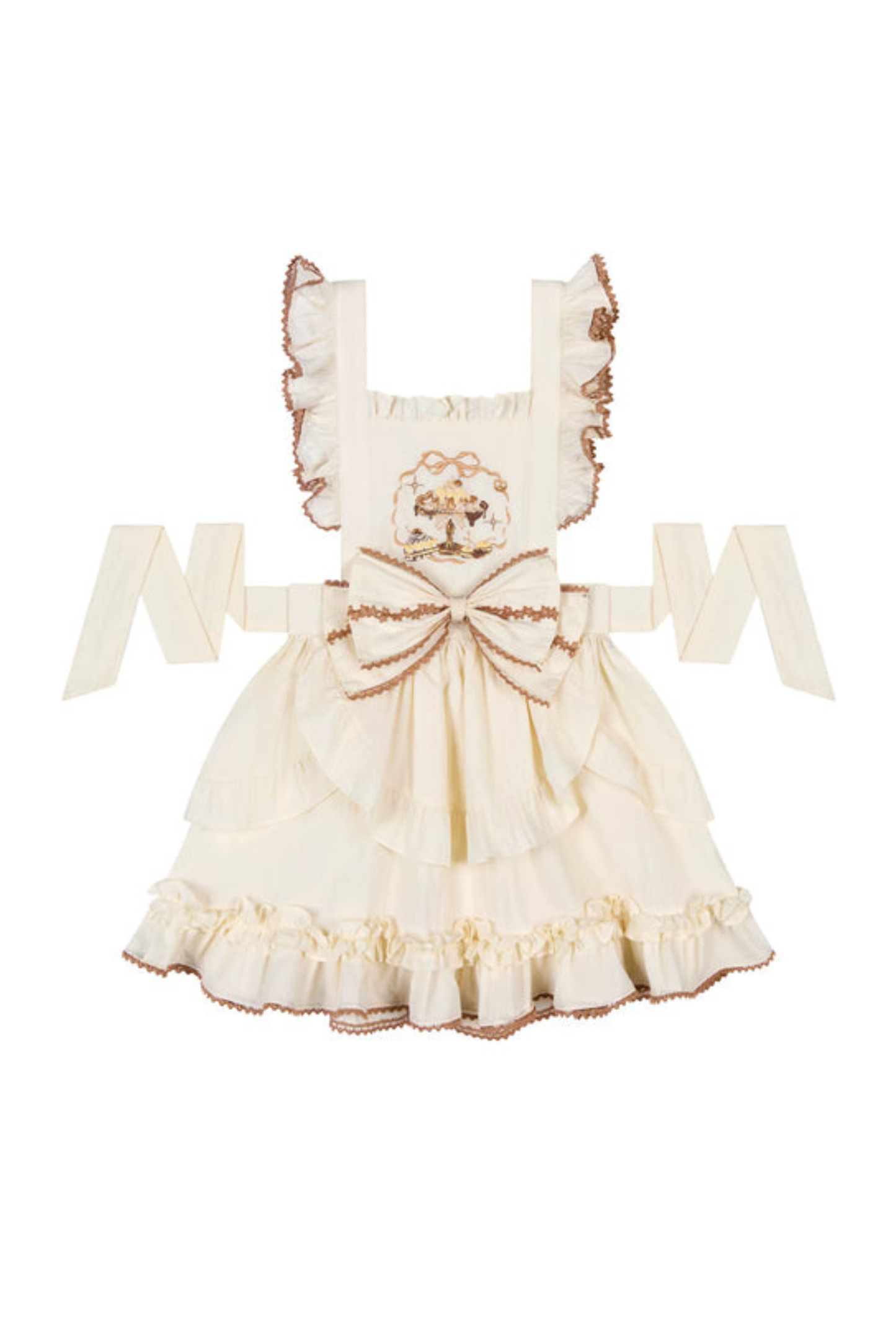 Little Bear Dessert House Dress + Skirt + Apron + Brooch + Overskirt