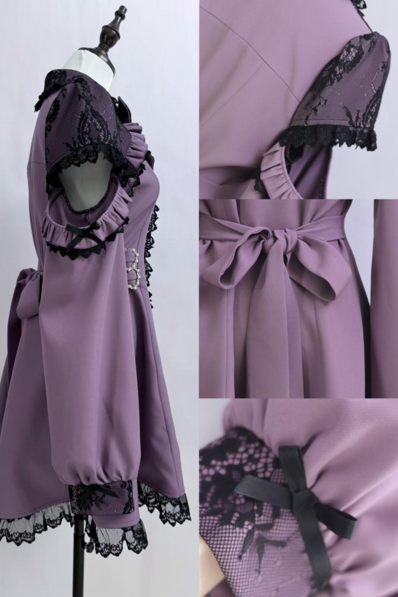 [pre-order] Jirai Ribbon Off-shoulder Dress