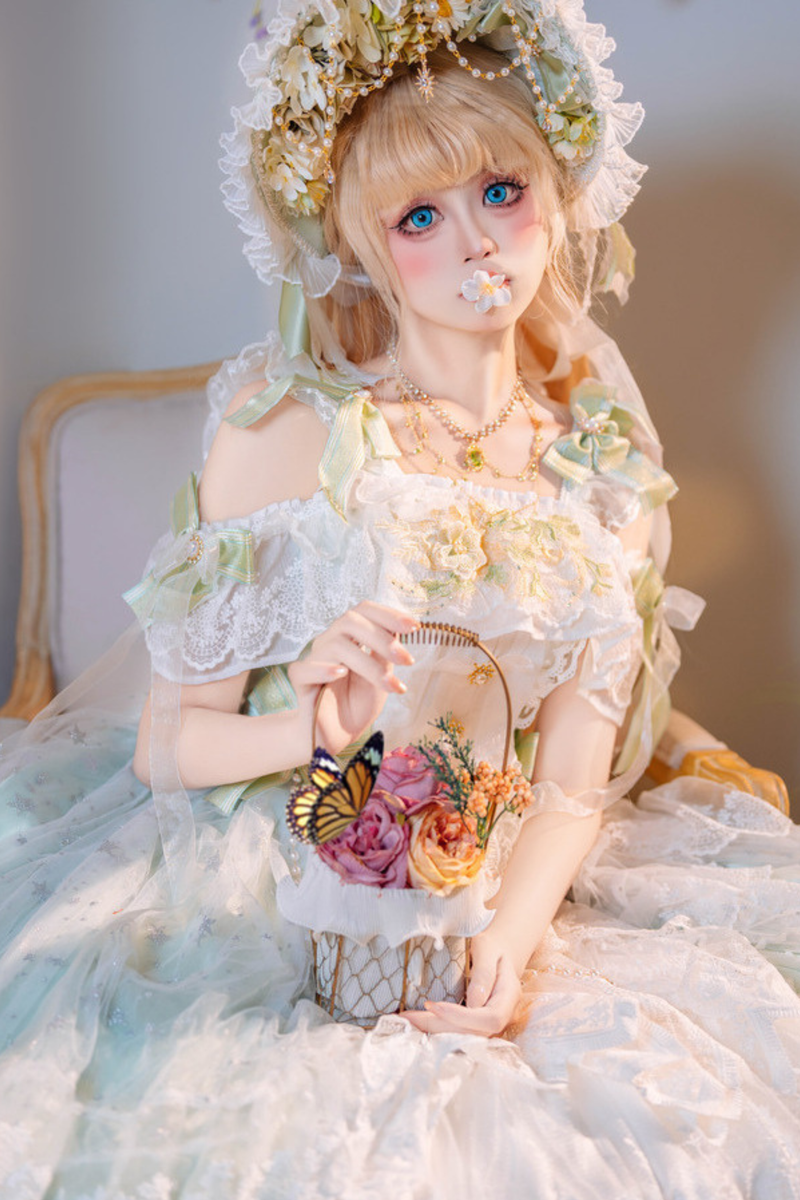 Forest Illusion Bridal Lolita Dress