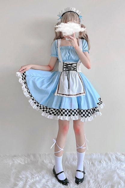 Ageless Plaid Lolita Dress