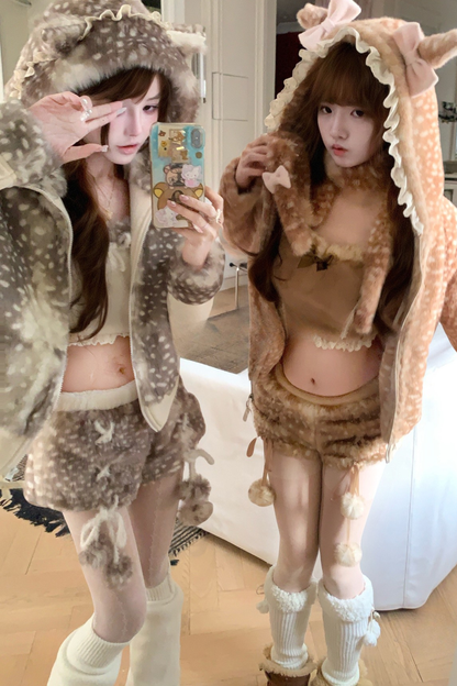 Bambi Cloak + Camisole + Pants