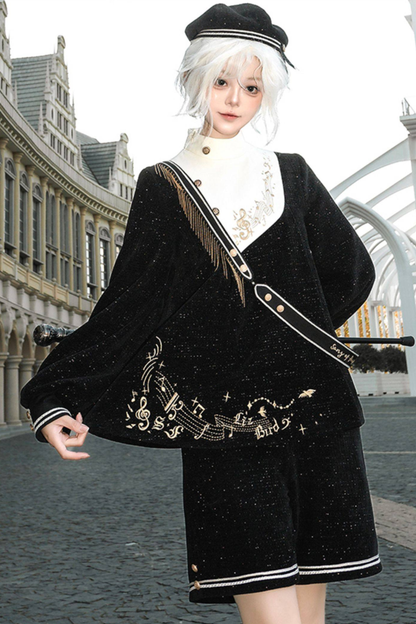 Prince Academy Lolita Top + Shorts + Hat
