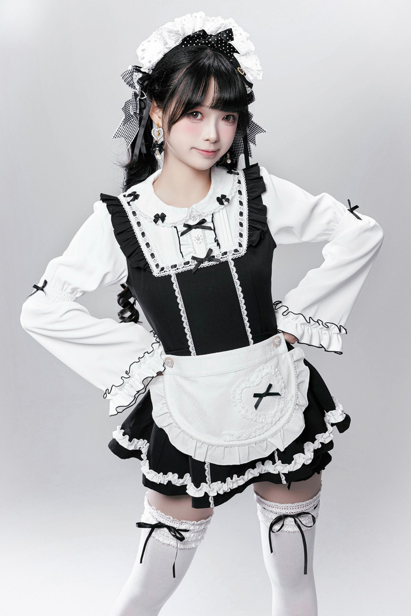 Sweet Maid Top + Shorts + Apron