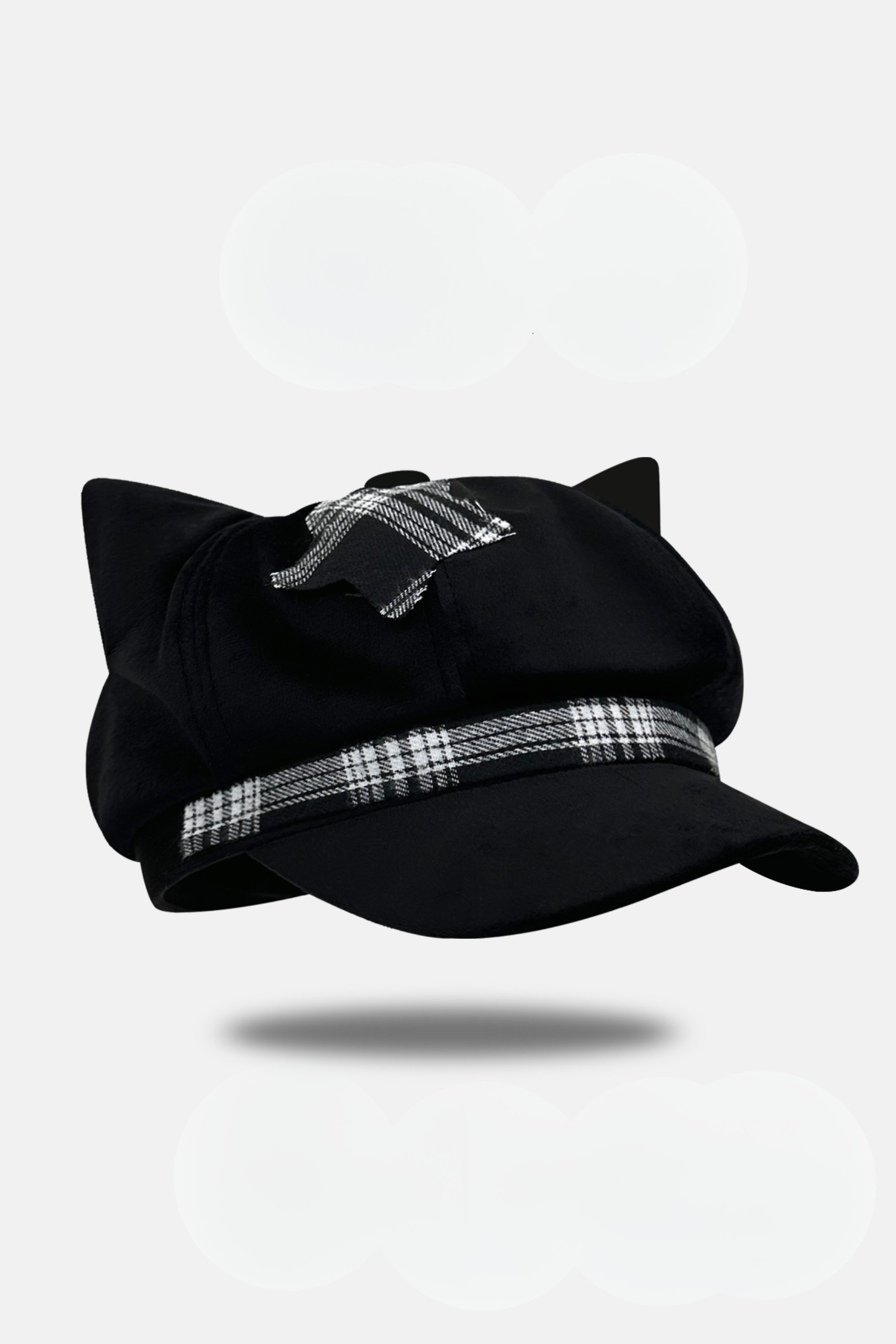 Cat Ear Subculture Plaid Hat