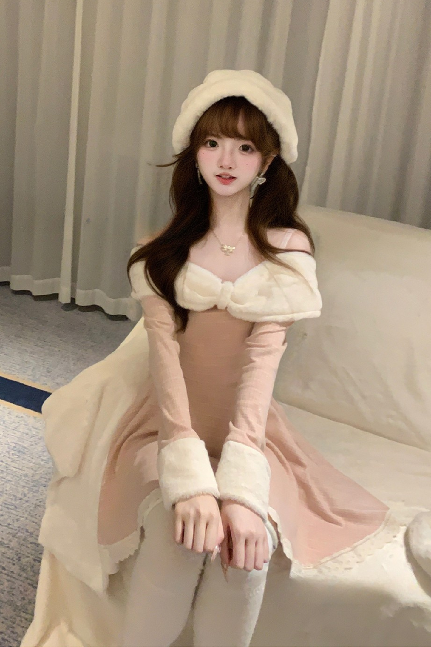 Sweet Off-shoulder Dress