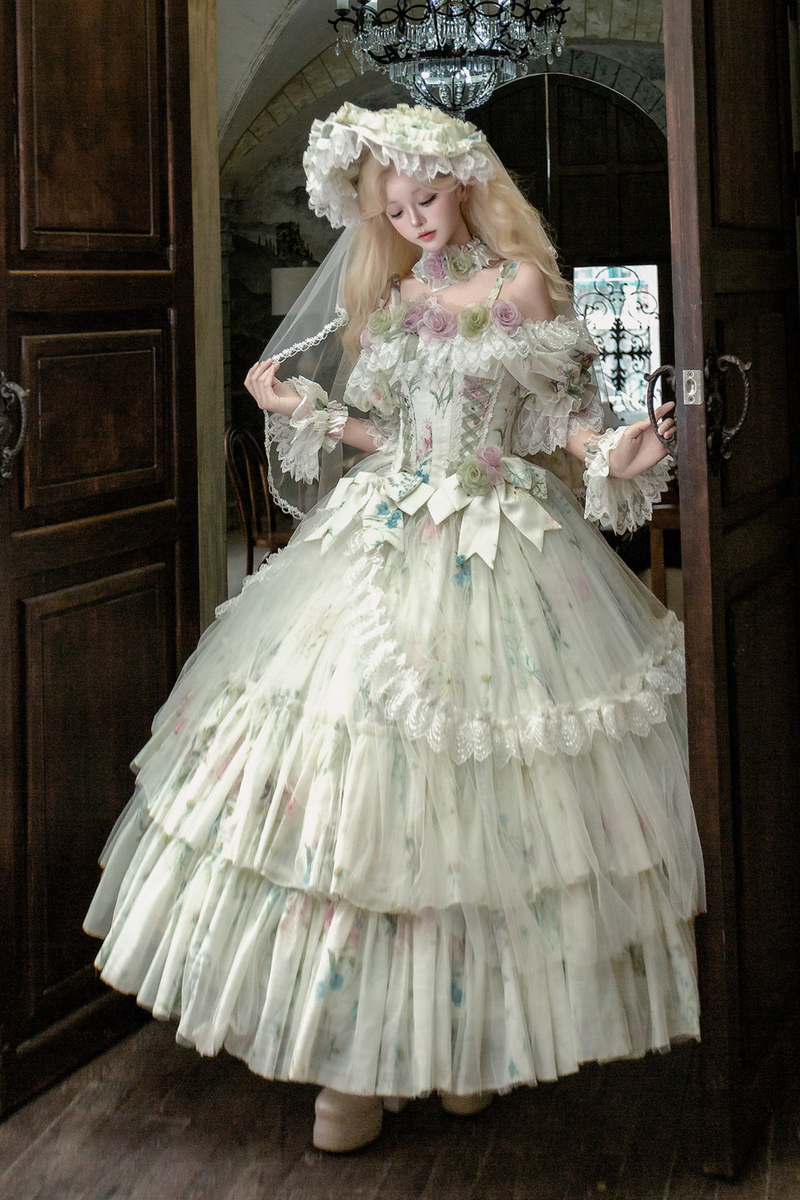 [pre-order] Flower Fairy Bridal Lolita Dress