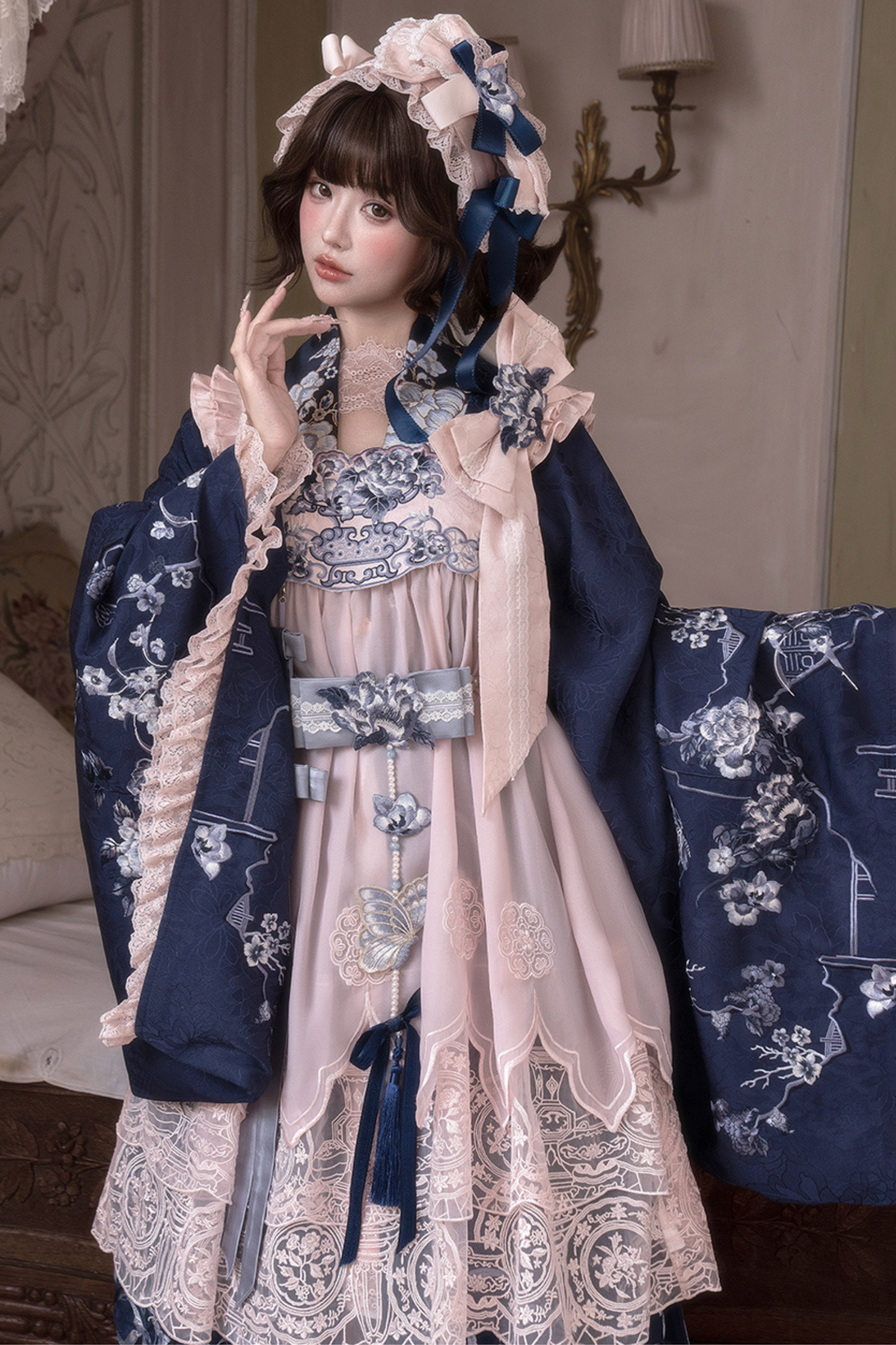 Sweet Chinese-style Cape Jacket