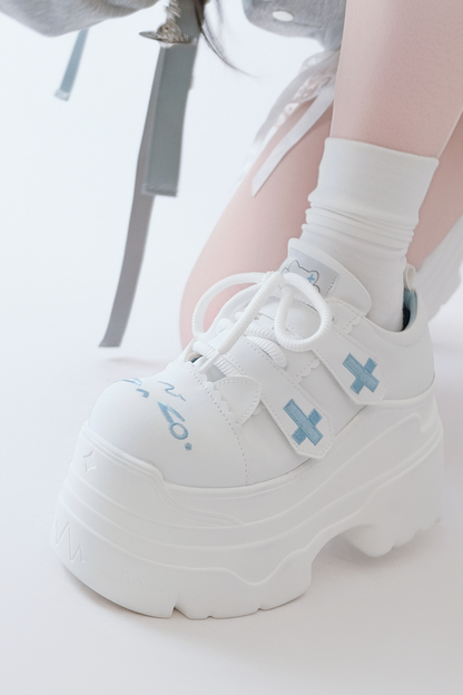 [angel Style] Subculture Cross Platform Shoes