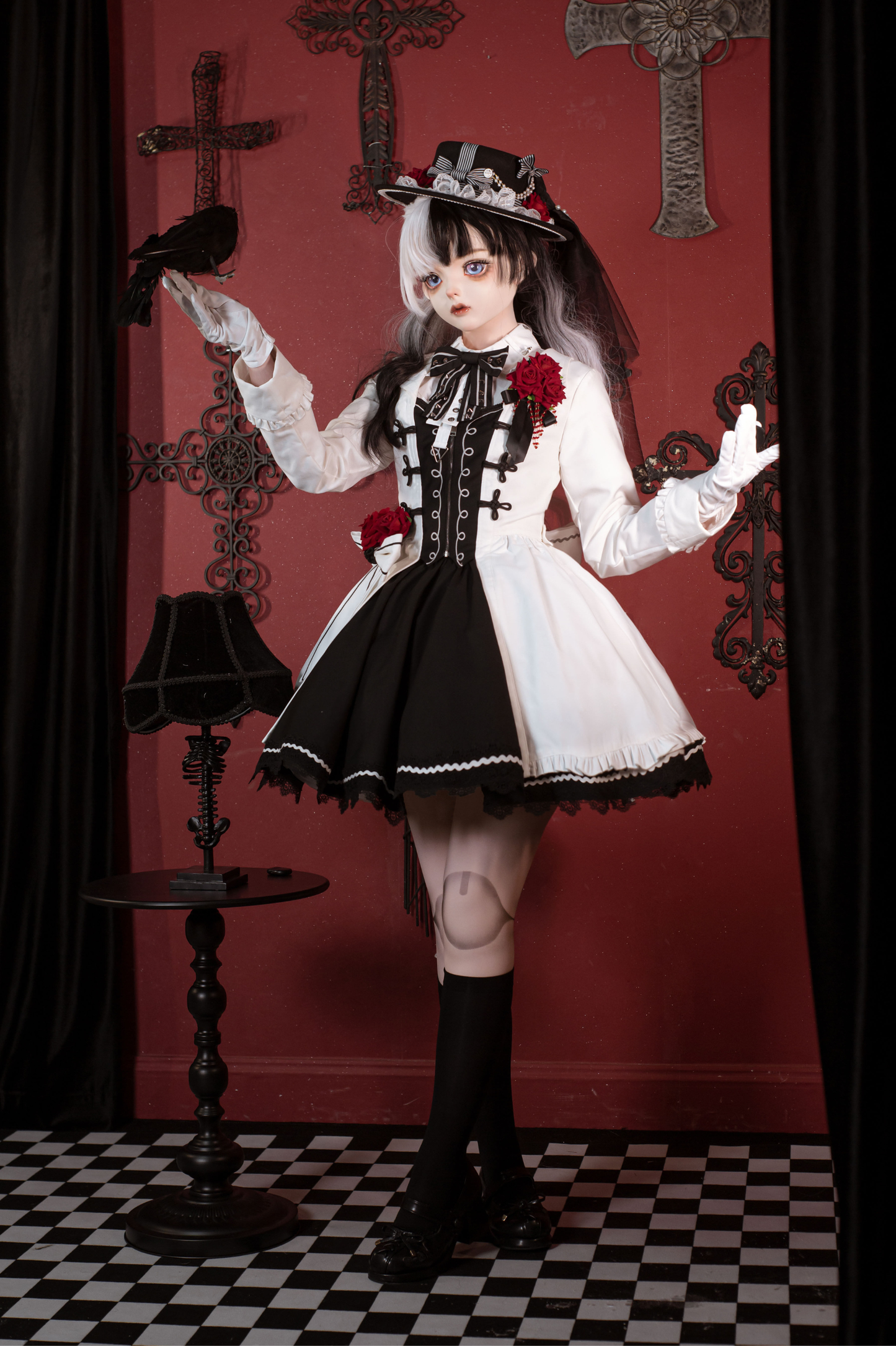 Dark Rose Gothic Princess Lolita Set + Dark Rose Gothic Prince Lolita Set