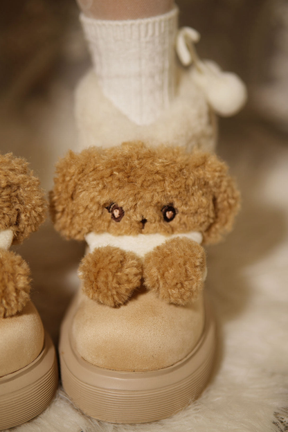 Fluffy Sheep Fleece Snow Boots