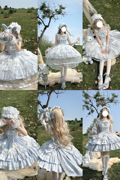 Sweet Ruffle Tiered Lolita Dress