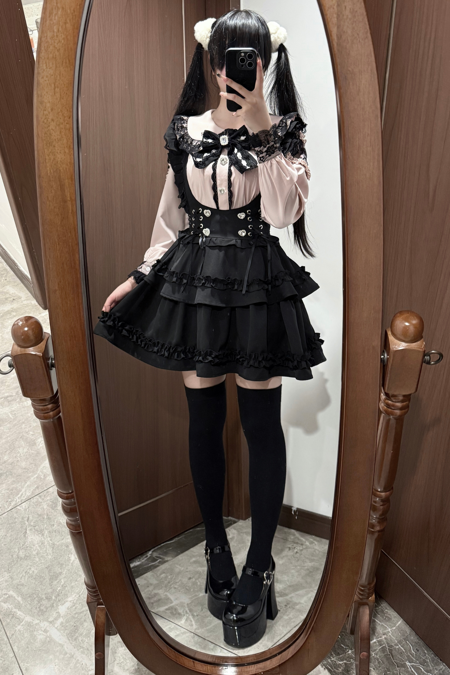 Doll Shirt + Ruffle Sass Skirt
