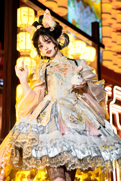 Jade Rabbit Lolita Dress + Headband