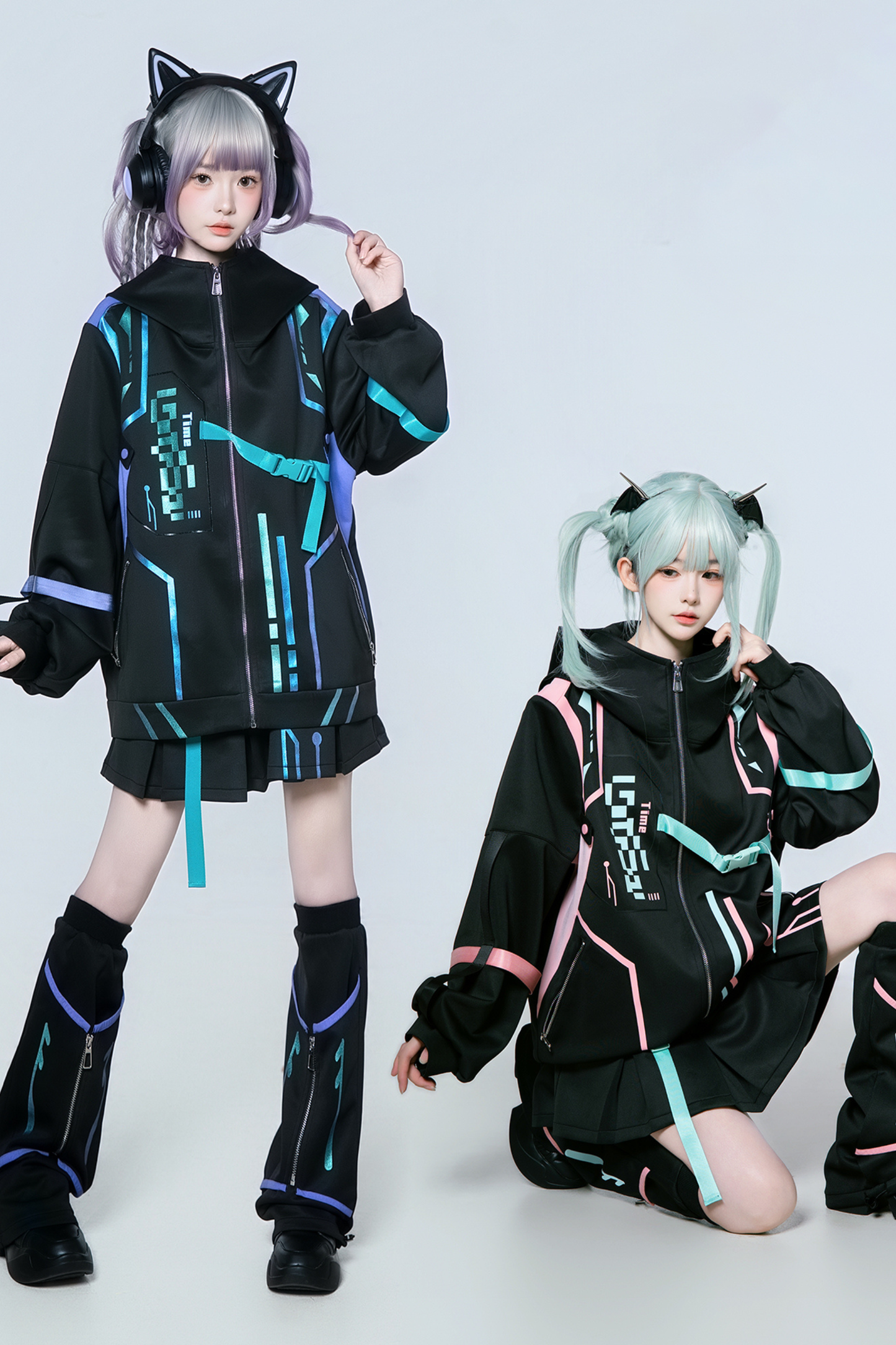 Overload Anime Girl Jacket + Skirt + Leg Cover
