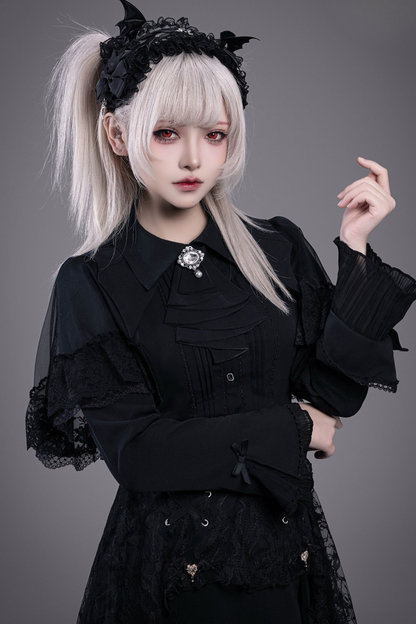 Lace Gothic Shirt + Skirt