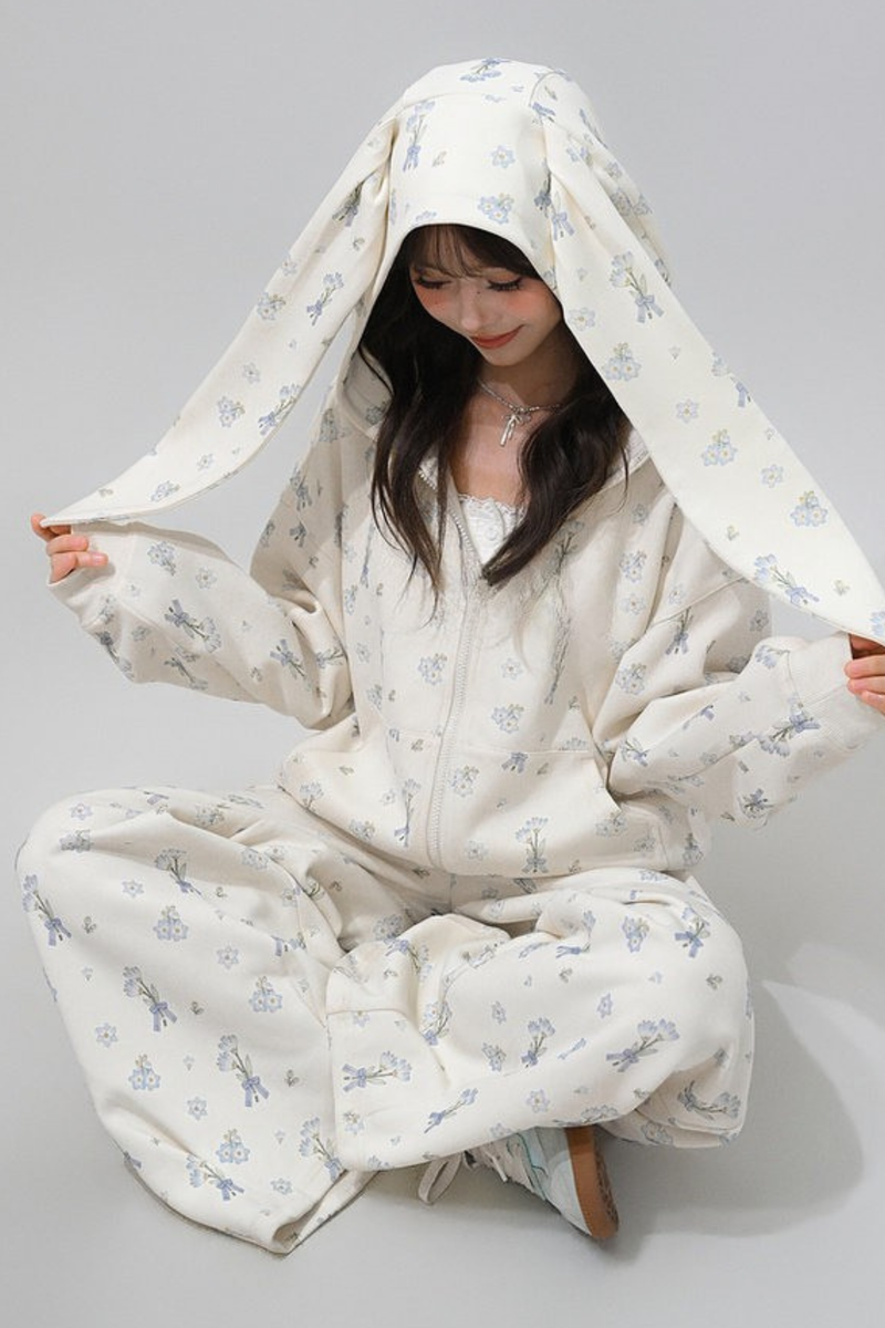 Rabbit Ear Hooded Jacket + Pants