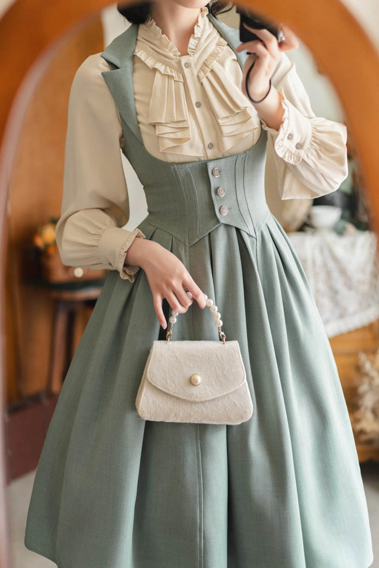 [forest Knows Fall] Sleeveless Classic Bust-support Lolita Dress 2 Colors