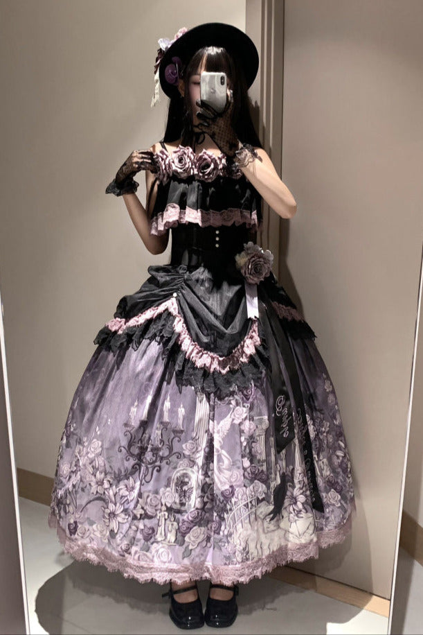 [pre-order] Romantic Rose Lolita Summer Dress Set