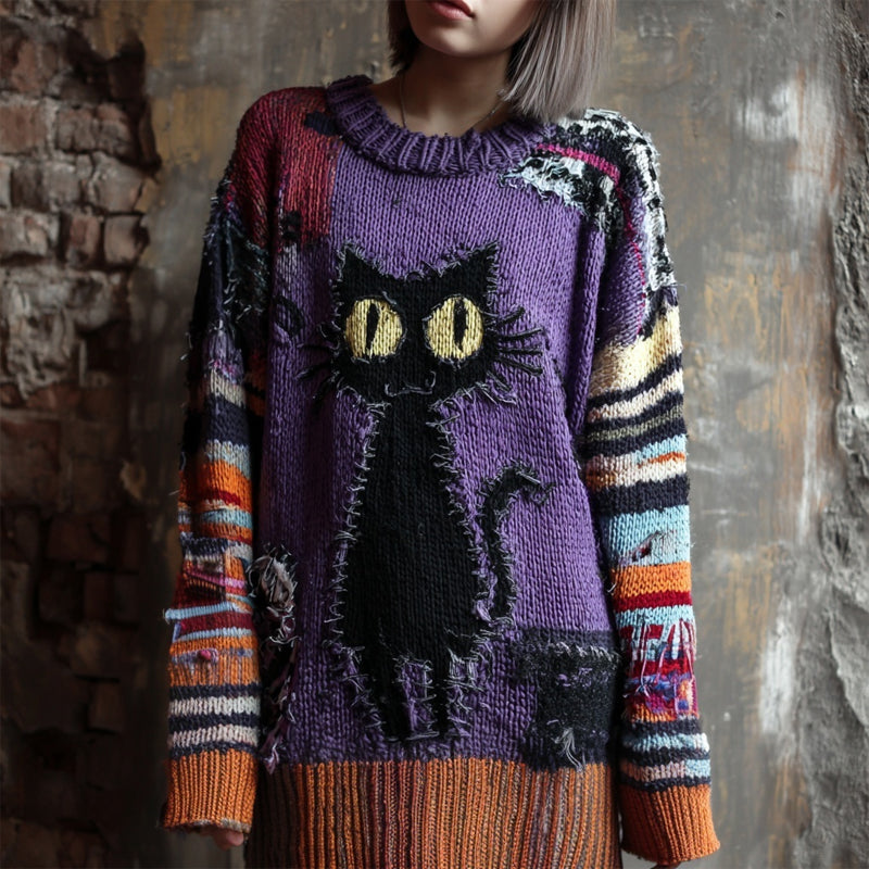 Vintage Inspired Sweater with a Contemporary Edge