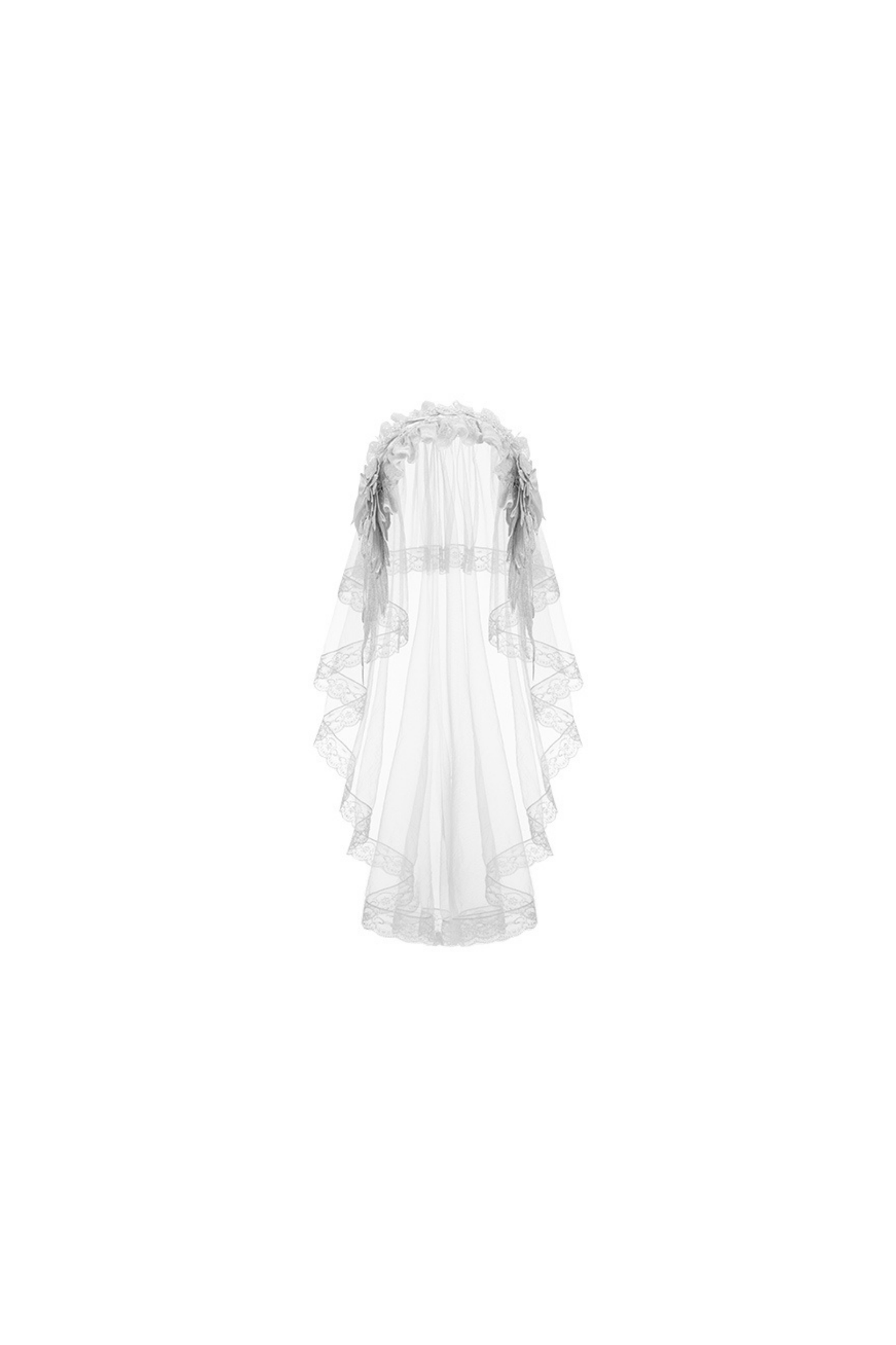 Gothic Lolita Skirt + Corset + Veil + Necklace + Waist Chain