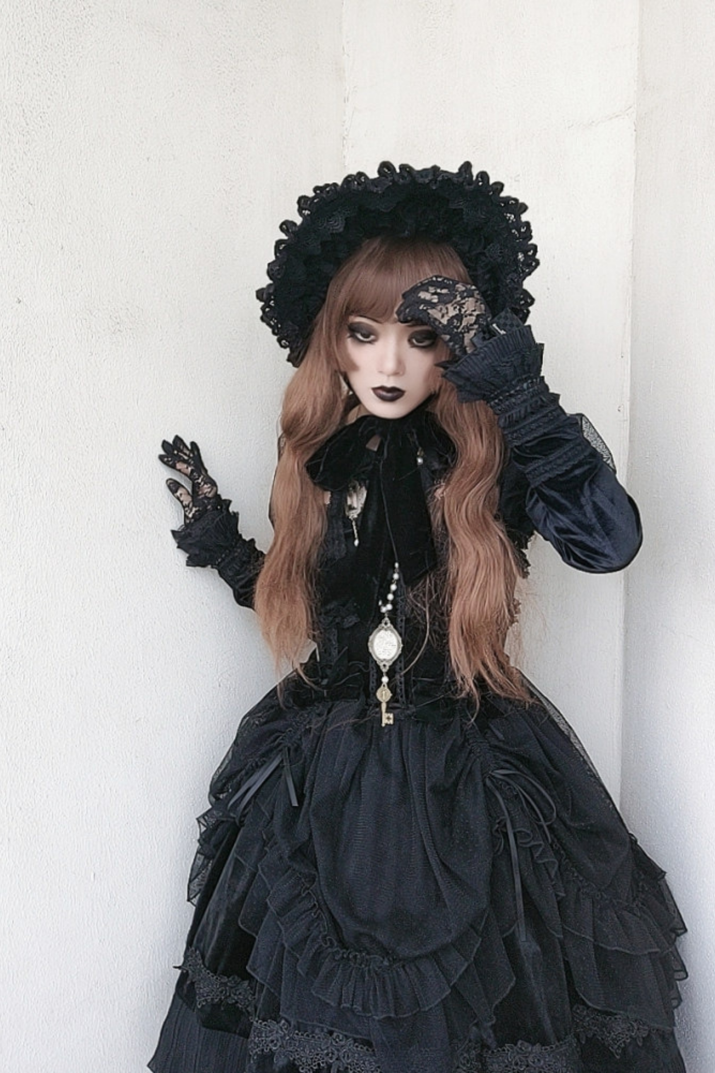 Gothic Doll Lolita Dress + Short Jacket