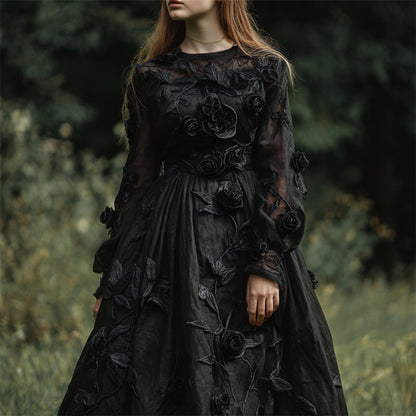 Subtly Elegant Dress with a Refined Vintage Look