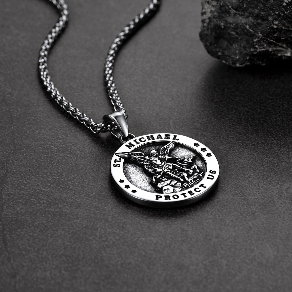 Archangel St. Michael Pendant Necklace for