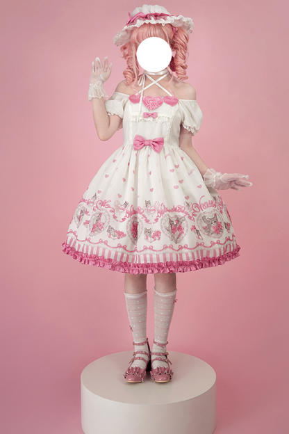 Sweet Girly Cat Jsk + Dress