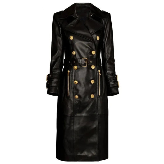 Pu Leather Coat