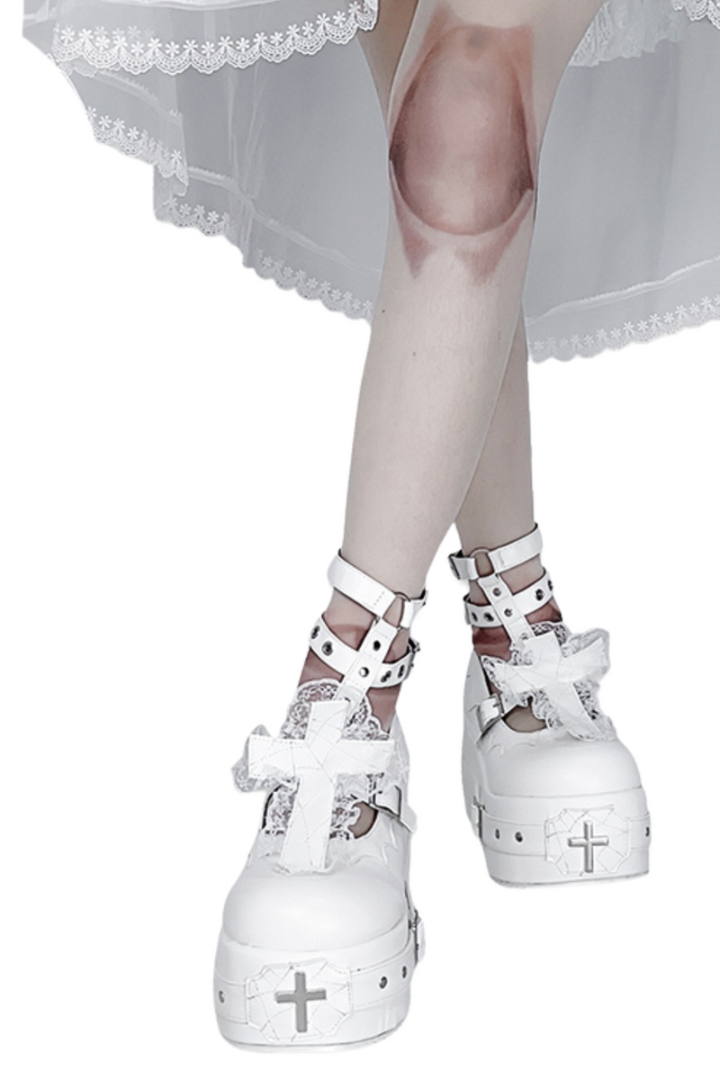 Gothic Cross Lolita Shoes