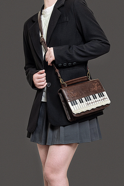 Literary Piano Shoulder Bag