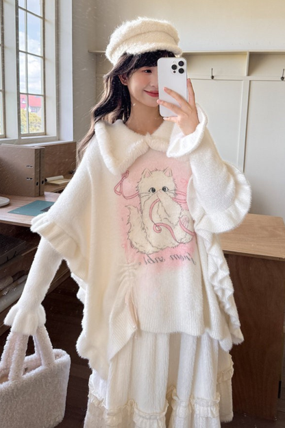 Sweet Cat Knit Sweater