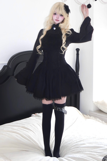 Gothic Top + Lace Skirt