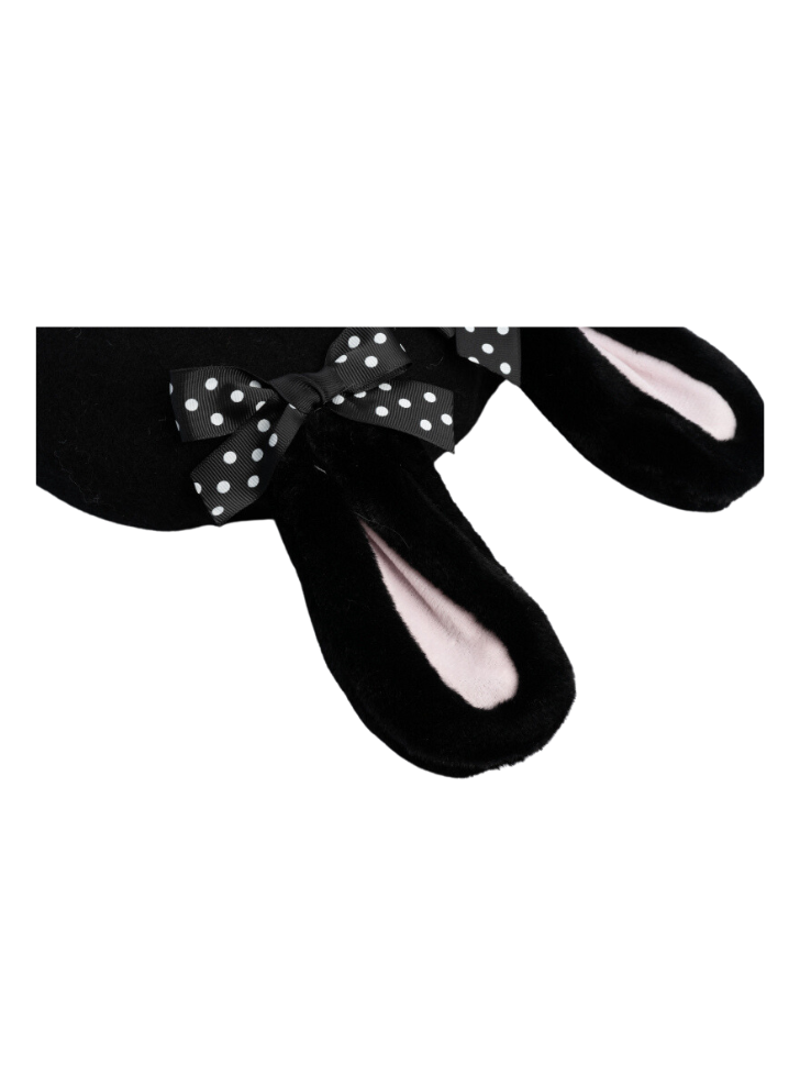 Dot Ribbon Bunny Beret