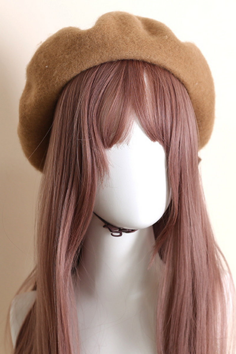 Caramel Ribbon Beret