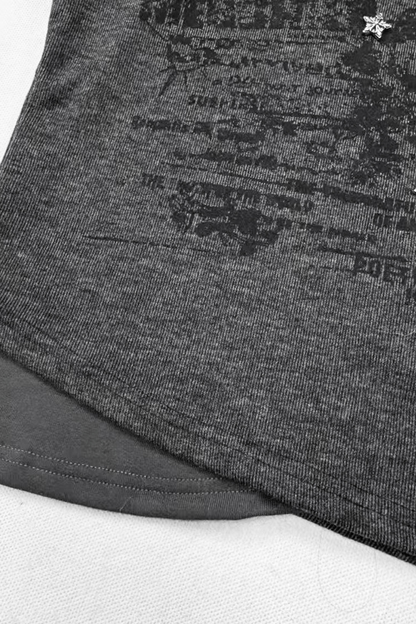Y2k Off Shoulder Neck Design Top