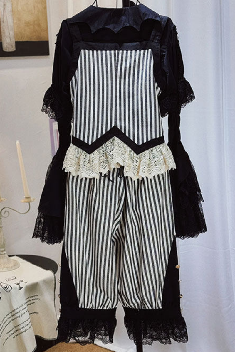 [pre-order Deadline: April 27] Striped Gothic Vest + Shirt + Pants + Skirt + Tail + Accessories