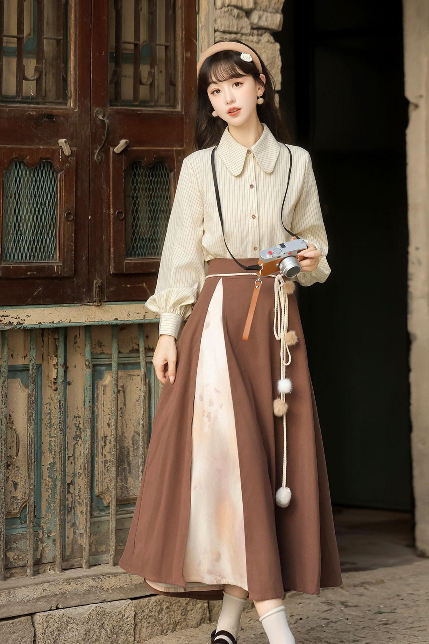 Retro Cat Vest + Top + Skirt
